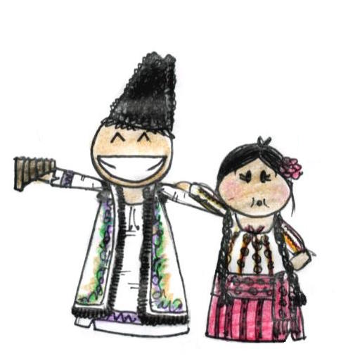 Mini Romanians singing